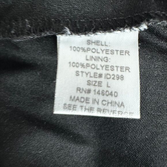 KARLIE Dress Women L Black Lace Eyelet Crochet Short Slv Sheer Boho Indie NWT - Picture 5 of 9